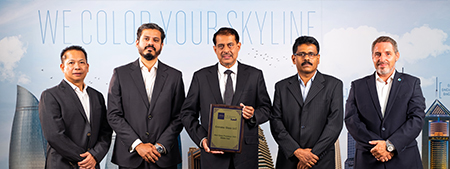 Emirates Glass received Best Glass processor award by Middle East Market.