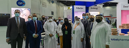 شاركت شركة جلوبال فارما في مؤتمر ومعرض دبي الدولي للصيدلة (دوفات)s