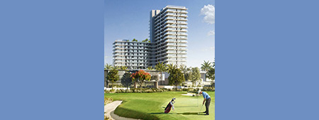 Emirates Glass will supply 10,000 sqm of EmiCool Solite Jar glass to Golf Suites Project in Dubai Hills Estate by Emaar.