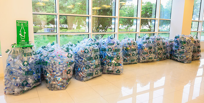 Dubai Investments month long WED plastic collection drive collected 8,100 plastic bottles