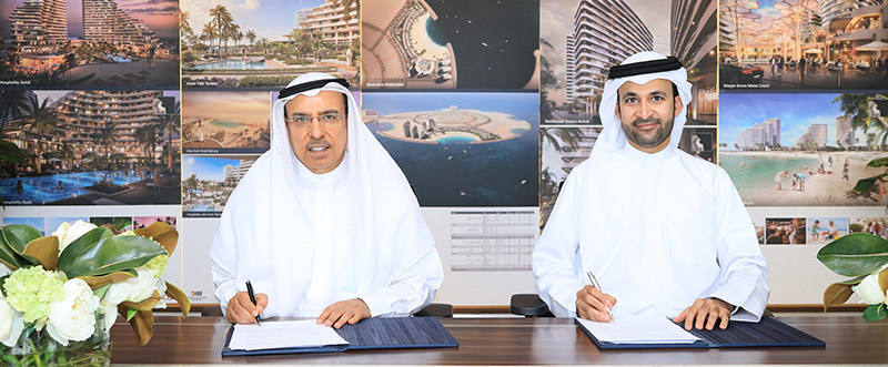 دبي للاستثمار توقع اتفاقية مع شركة مرجان بقيمة مليار درهم إماراتي لمشروع جديد في جزيرة المرجان