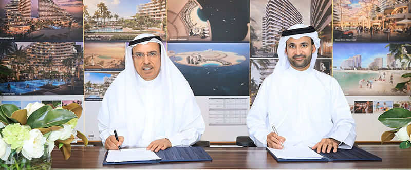 Dubai Investments inks deal with Marjan worth AED 1bn for a new project on Al Marjan Island 