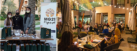 Globalpharma participated in a wellness event in Abudhabi focusing on women wellbeing and showcased its latest herbal medicine MG21